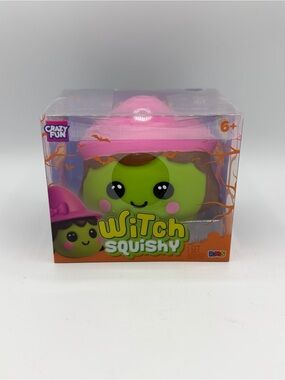 Crazy Fun RMS Witch Squishy - Pink Hat Green Face